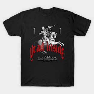 Vintage Dead Inside | Vintage | Dark Fantasy | Quote | Red T-Shirt